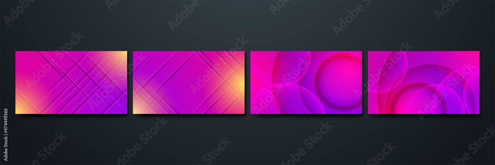 Shiny transparant line lens purple Colorful Abstract Geometric Design Background