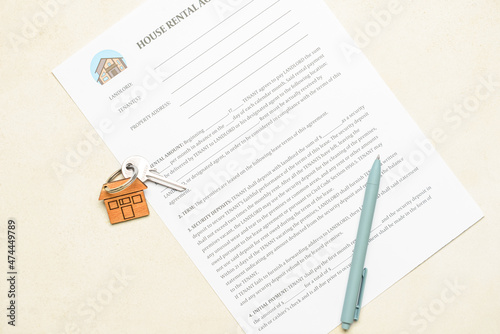 House rental agreement with...