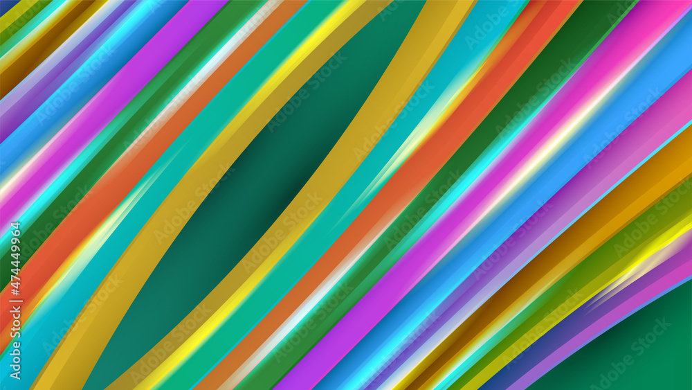 cable Colorful Abstract Geometric Design Background