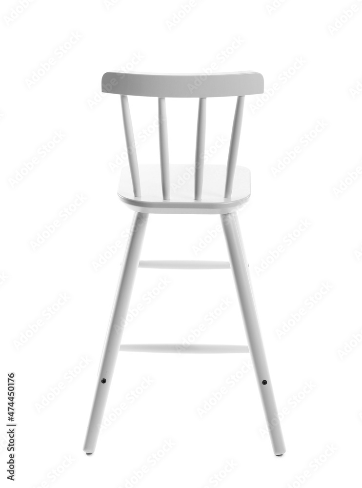 High chair on white background High chair on white background