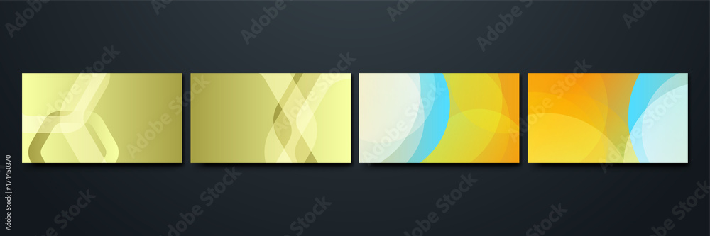 vivid Line hexa gold blue and yellow Colorful Abstract Geometric Design Background
