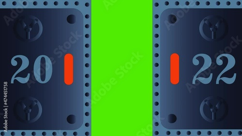 The gate of the future, goodbye 2021, welcome 2022.