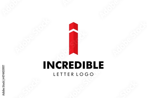 Letter I Logo : Suitable for Company Theme, Architecture Theme, Technology Theme, Initial Theme, Infographics and Other Graphic Related Assets.