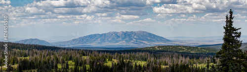 Elk Mountain rises high in southeast Wyoming. photo