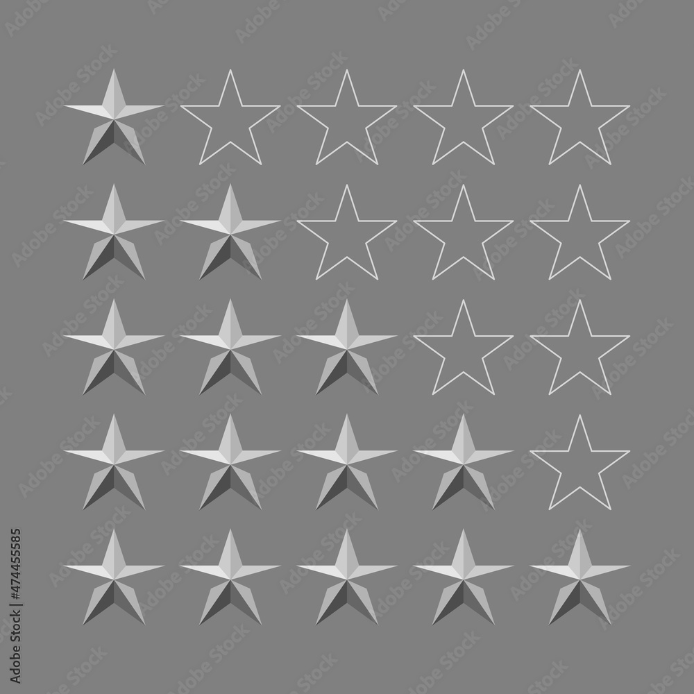 rating star concept rating star concept