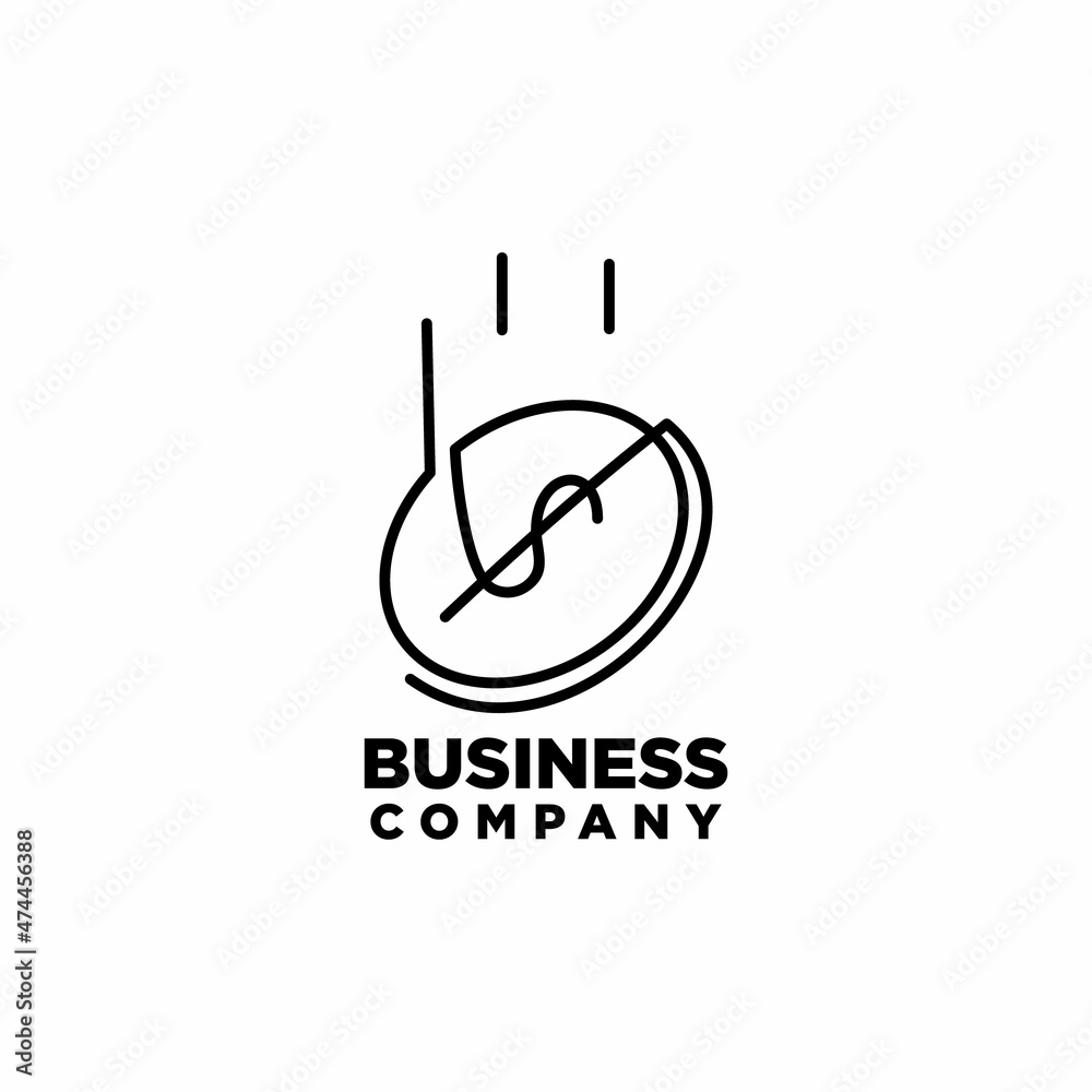 digital money logo design vector, financial health logo design, finance consult logo design, logo for technology company