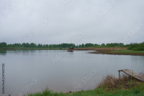 boat on the lake