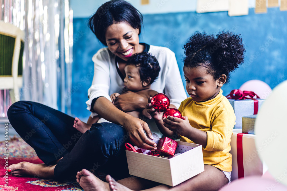 © Art_Photo - Portrait of enjoy happy love family african american mother playing with adorable little african american baby.Mom touching with cute girl moments good time in a white bedroom.Love of black family © Art_Photo - Portrait of enjoy happy love family african american mother playing with adorable little african american baby.Mom touching with cute girl moments good time in a white bedroom.Love of black family