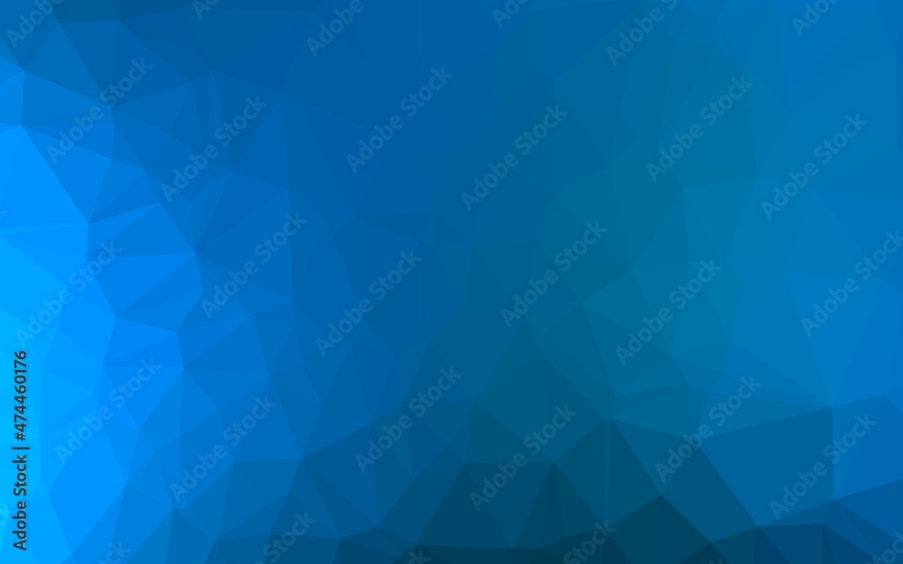 Light BLUE vector blurry triangle template. Light BLUE vector blurry triangle template.