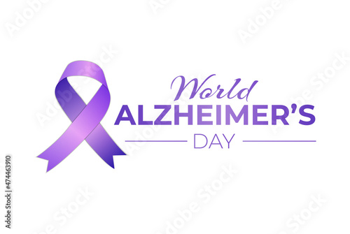 World Alzheimer's Day Isolated Logo Icon