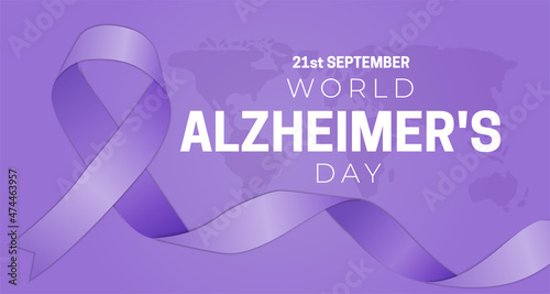 World Alzheimer's Day Background Illustration
