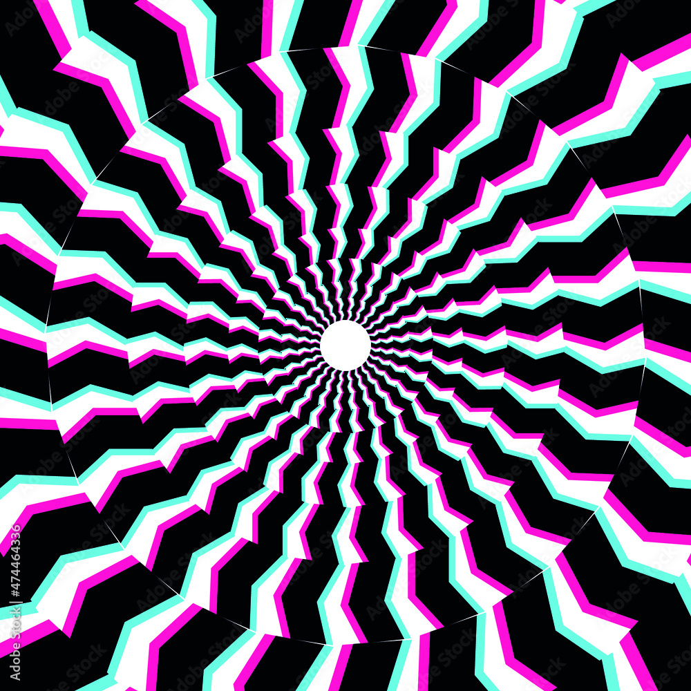 Psychedelic optical illusion background design templates Psychedelic optical illusion background design templates