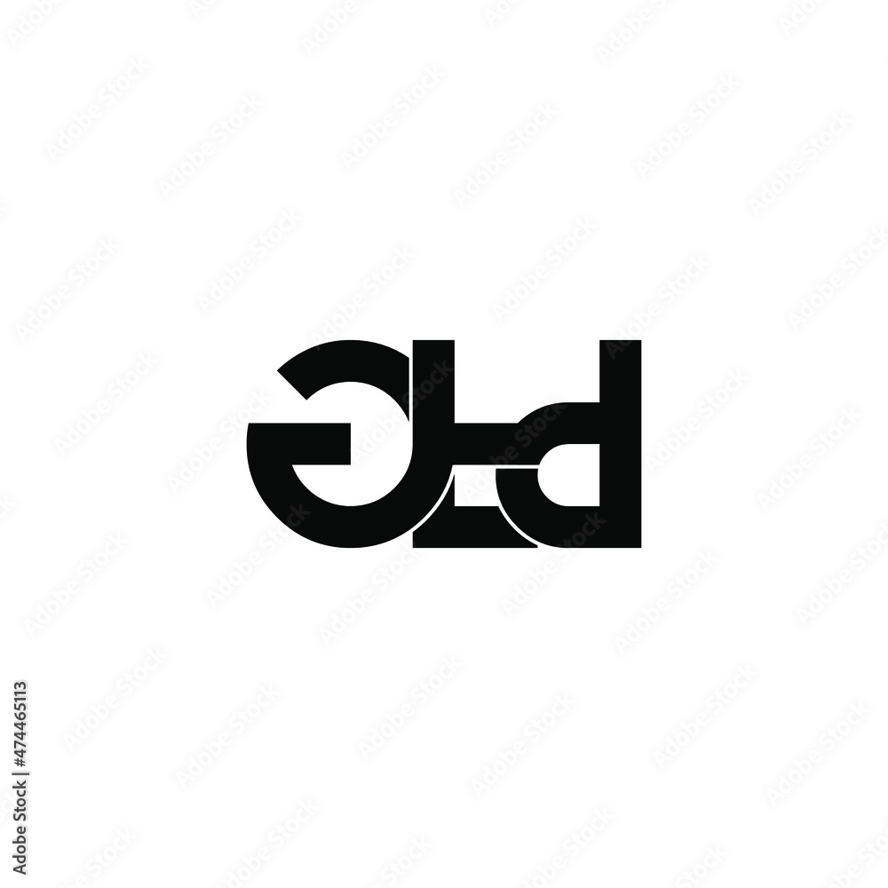 gtd letter initial monogram logo design gtd letter initial monogram logo design