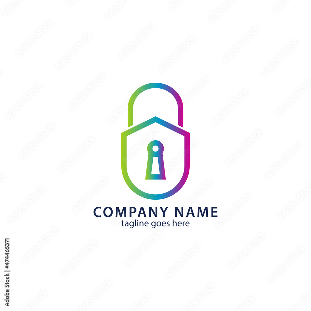 house and key logo template design house and key logo template design