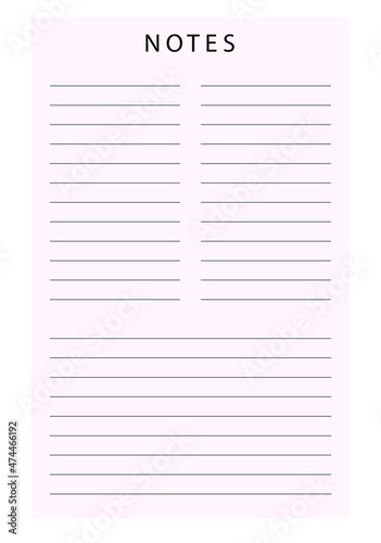 Elegant Notes Paper Planner