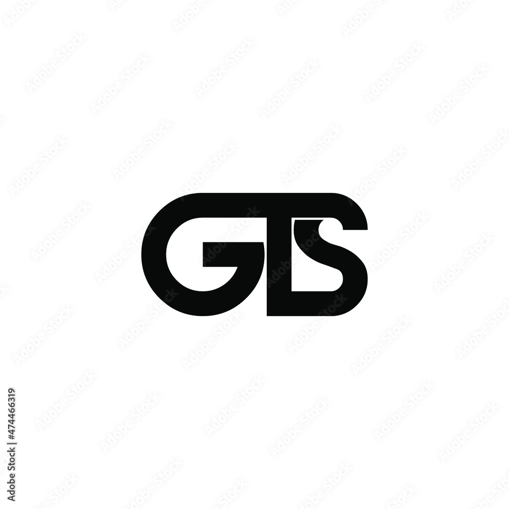 gts letter initial monogram logo design gts letter initial monogram logo design