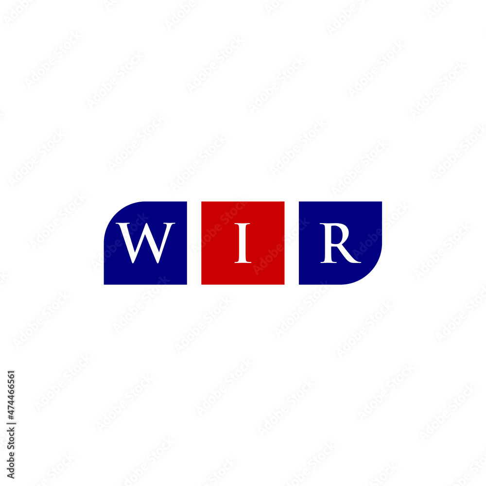 WIR Letter Initial Logo Design Template Vector Illustration WIR Letter Initial Logo Design Template Vector Illustration
