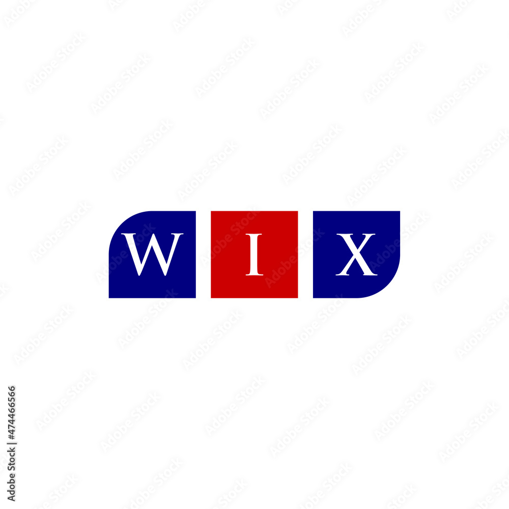 WIX Letter Initial Logo Design Template Vector Illustration WIX Letter Initial Logo Design Template Vector Illustration