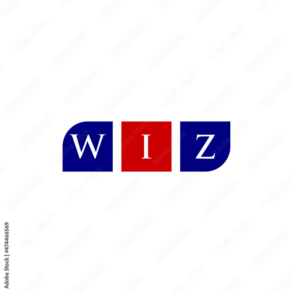 WIZ Letter Initial Logo Design Template Vector Illustration WIZ Letter Initial Logo Design Template Vector Illustration
