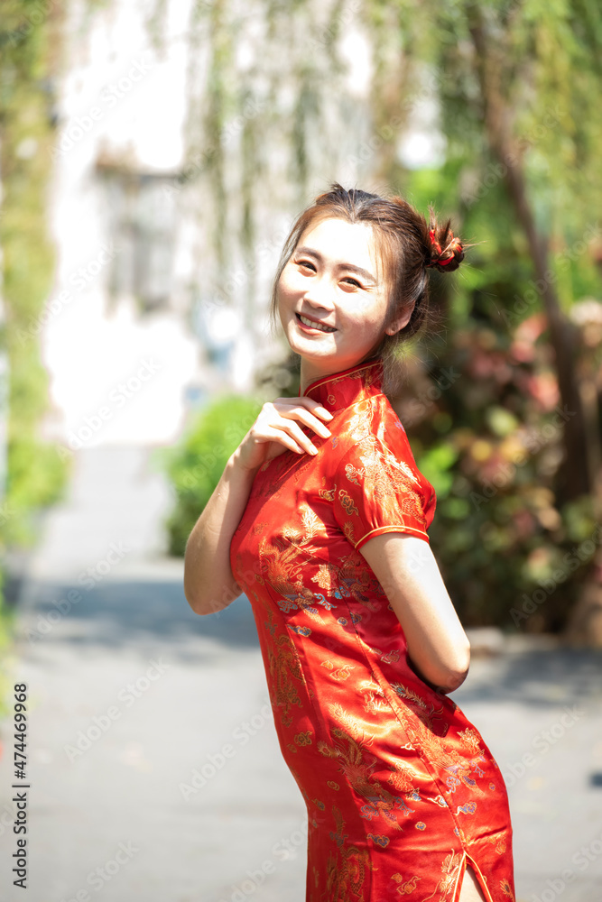 Chinese woman dress traditional cheongsam . Chinese new year concept. Chinese woman dress traditional cheongsam . Chinese new year concept.