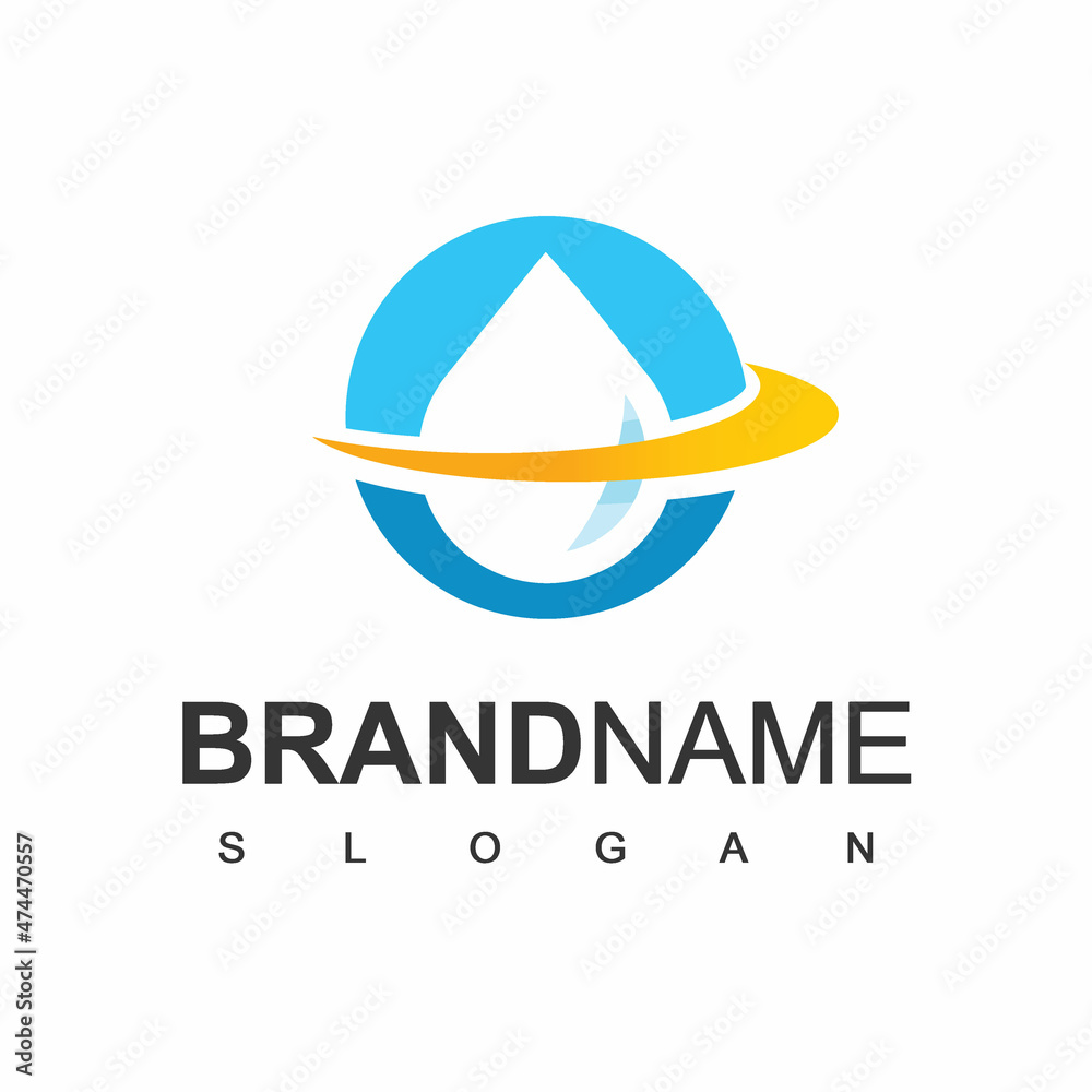 Drop Water Logo Design Template Drop Water Logo Design Template