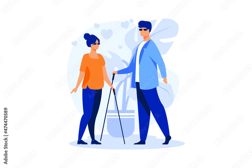 Blind date illustration exclusive design inspiration Blind date illustration exclusive design inspiration