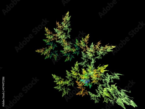 Imaginatory fractal abstract background Image