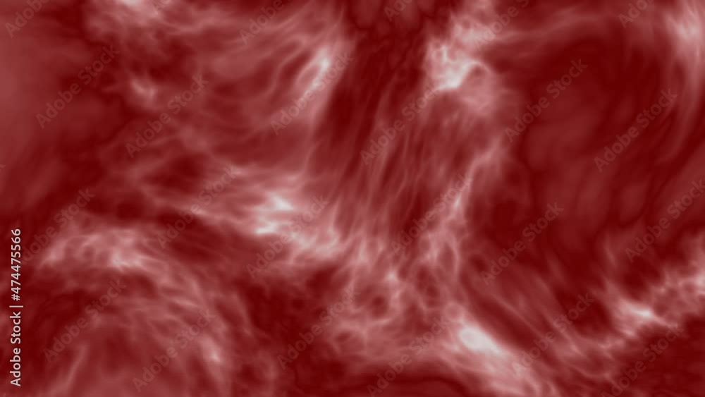 Abstract background red white color cloudy motion animated