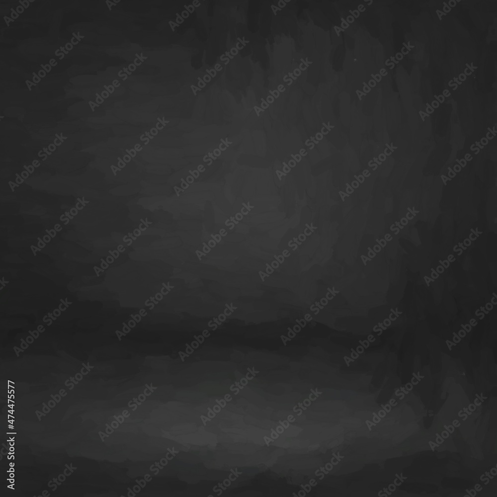 Dark empty room studio gradient used for background and display your product. Black blank backdrop for the presentation of objects. Hand draws illustration Dark empty room studio gradient used for background and display your product. Black blank backdrop for the presentation of objects. Hand draws illustration