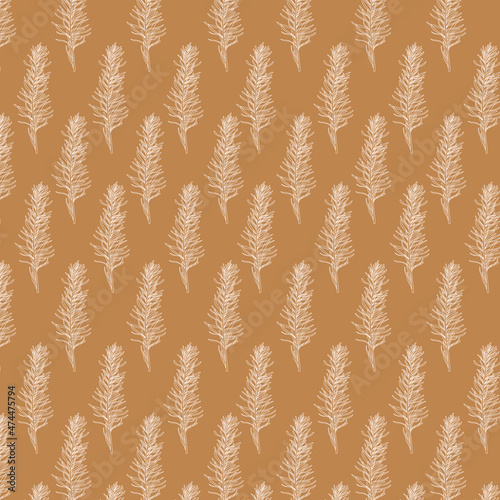 Christmas floral cheer vector seamless repeating pattern background. Trendy for fabric, texitle print, wallpaper, background, wrapping or invitation cards, packaging.