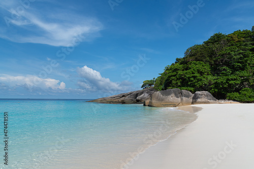 Paradise beach for relax on vacation at Similan island 