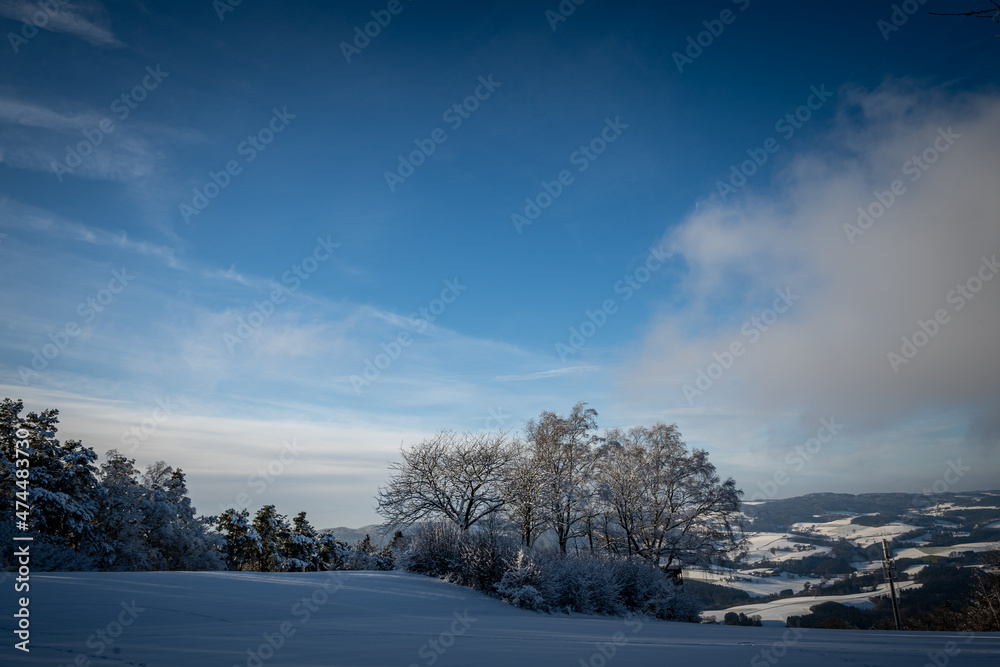 Winterlandschaft am Gallner in Niederbayern Winterlandschaft am Gallner in Niederbayern