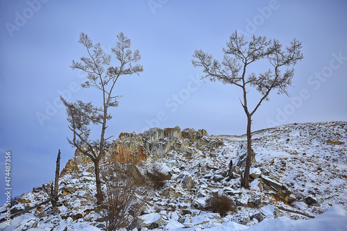 Wallpaper Mural winter landscape olkhon island, lake baikal travel russia Torontodigital.ca