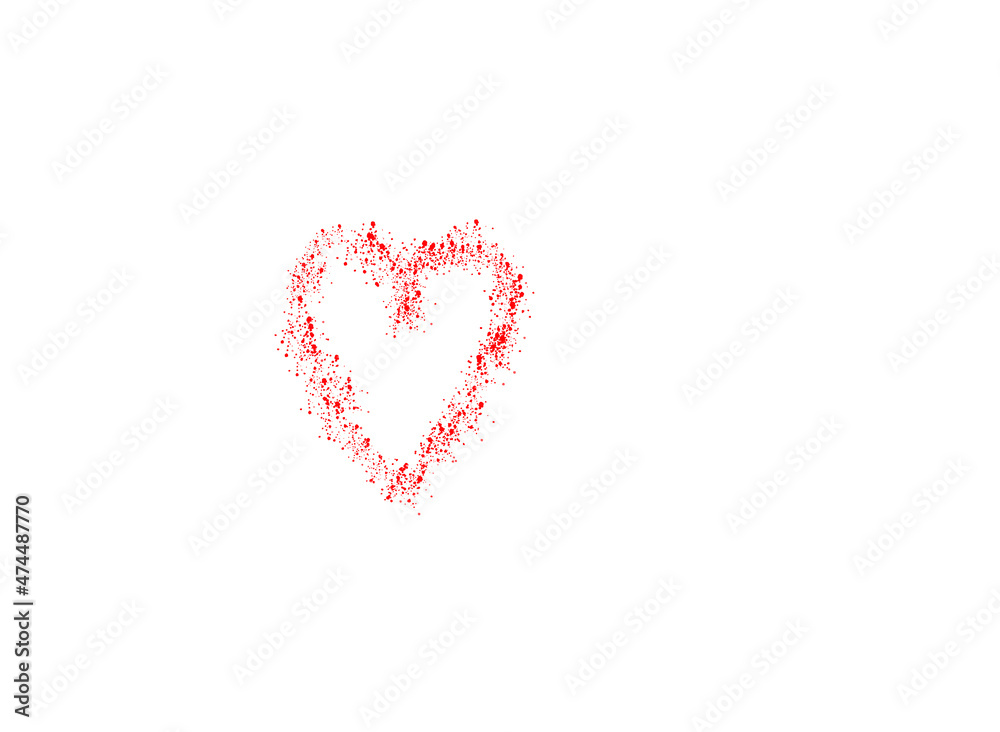 Love heart valentines day background card template wishes