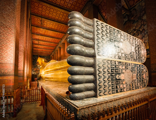 Reclining Buddha at Wat Pho, Bangkok, Thailand