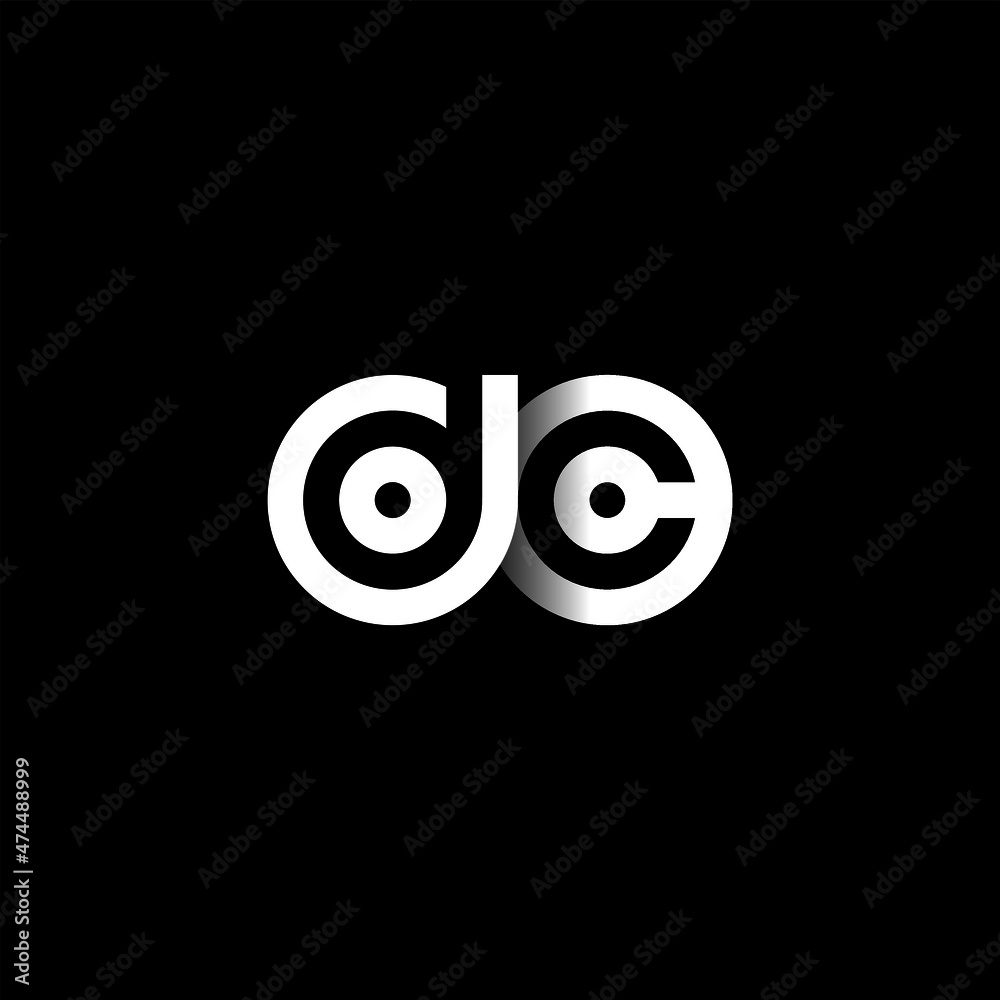 DC Letter Initial Logo Design Template Vector Illustration DC Letter Initial Logo Design Template Vector Illustration