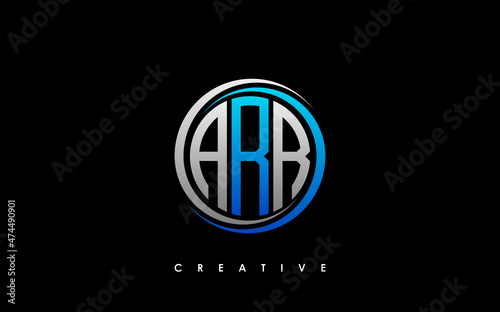 ARR Letter Initial Logo Design Template Vector Illustration photo