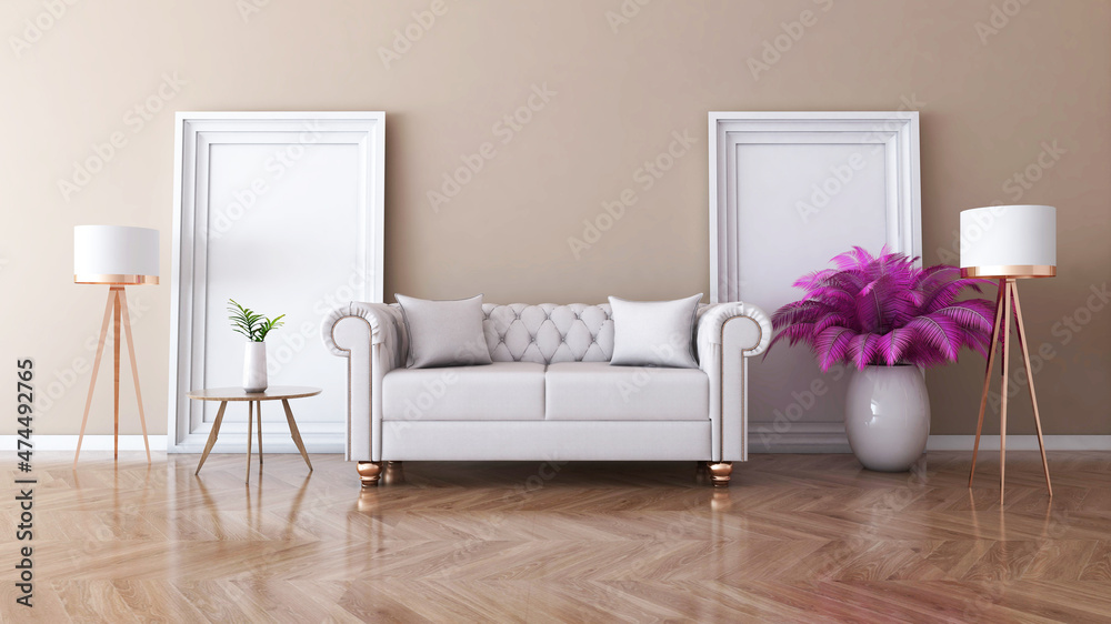 Room interior with Wall Background. 3D rendering ,3D illustration
Room interior with Wall Background. 3D rendering ,3D illustration