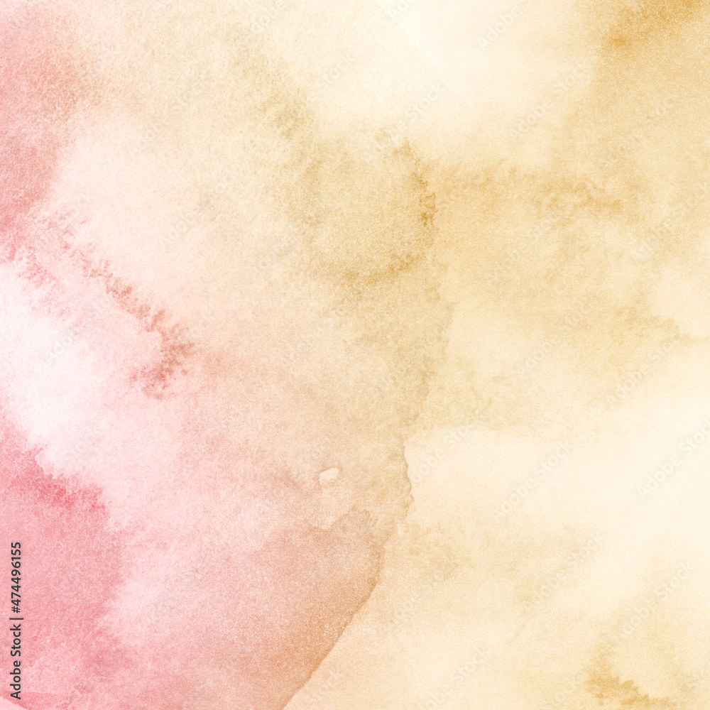 Fototapeta premium Abstract Natural Earth Tones Watercolor Background Texture