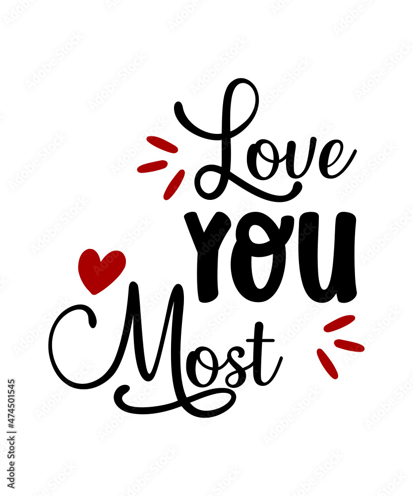 Fototapeta premium Valentines Svg Bundle, Valentines Svg, Valentines Day Svg, Love Svg, Be My Valentine Svg, Valentine Design for Shirts, Cut Files for Cricut