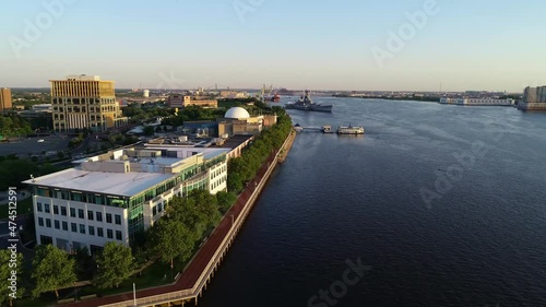 Camden, New Jersey, Downtown, Amazing Landscape, Aerial View photo