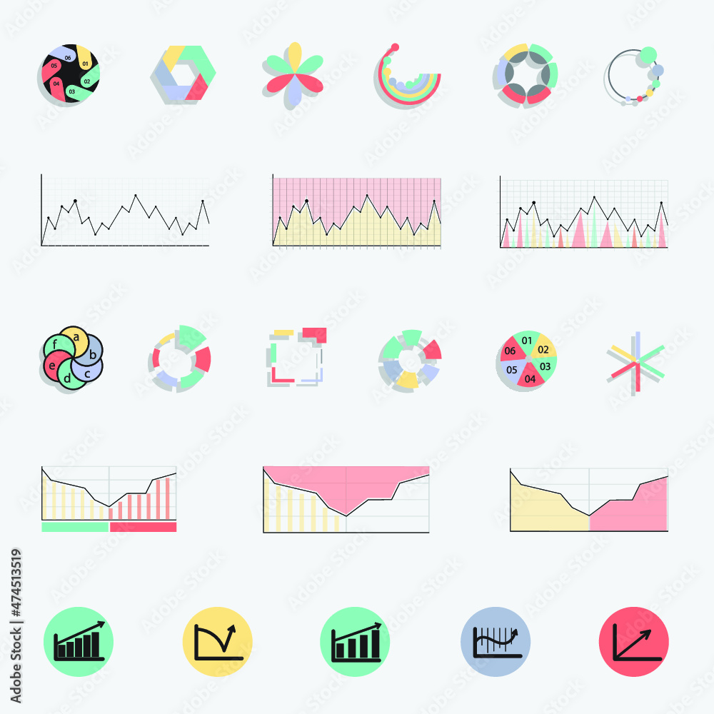 Elements for business data visualization, Modern infographic design Elements for business data visualization, Modern infographic design