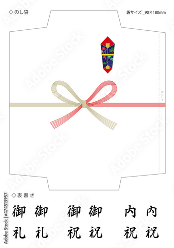 のし袋_祝儀袋_テンプレート