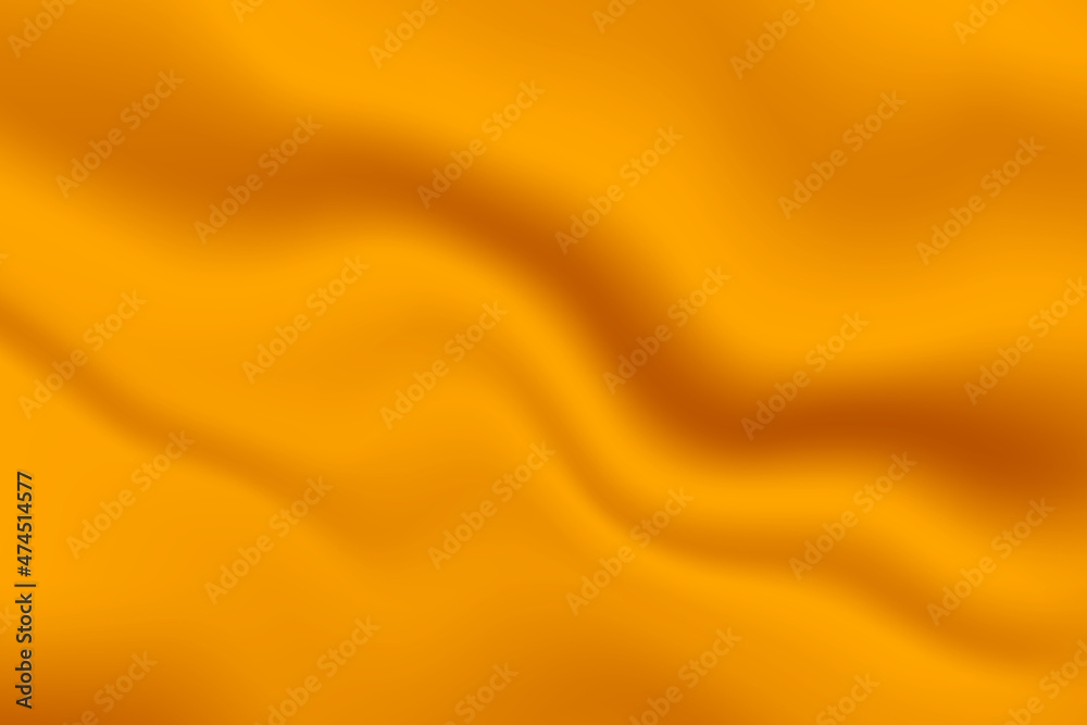 Silk orange background. Abstract vector pattern with copy space. Liquid wave texture, smooth drapery wallpaper. Wedding fabric, satin. Wavy design for banner, card, postcard, backdrop Silk orange background. Abstract vector pattern with copy space. Liquid wave texture, smooth drapery wallpaper. Wedding fabric, satin. Wavy design for banner, card, postcard, backdrop