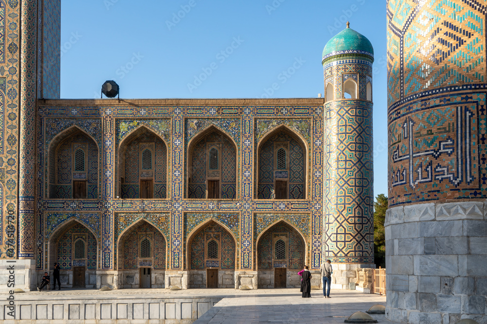 Uzbekistan, Samarkand, the famous Registan Square