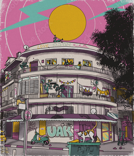 Photography street in the city