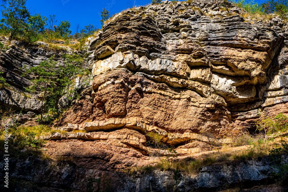 Obraz premium Boljetin river gorge in Eastern Serbia