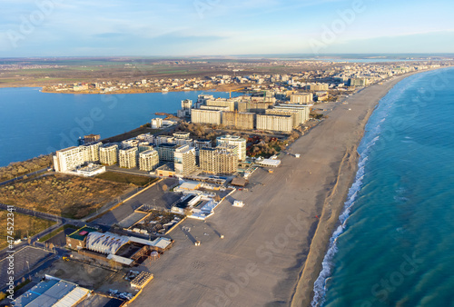 Mamaia resort - Romania seen from a drone photo