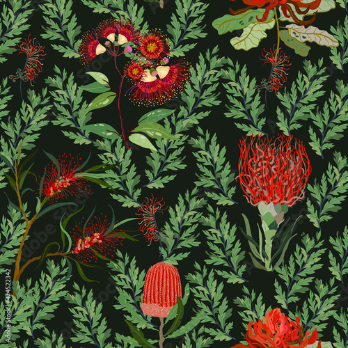 Floral seamless pattern.