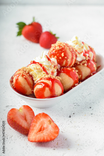 Luqaimat - Sweet ramadhan dumplings. arab sweets photo